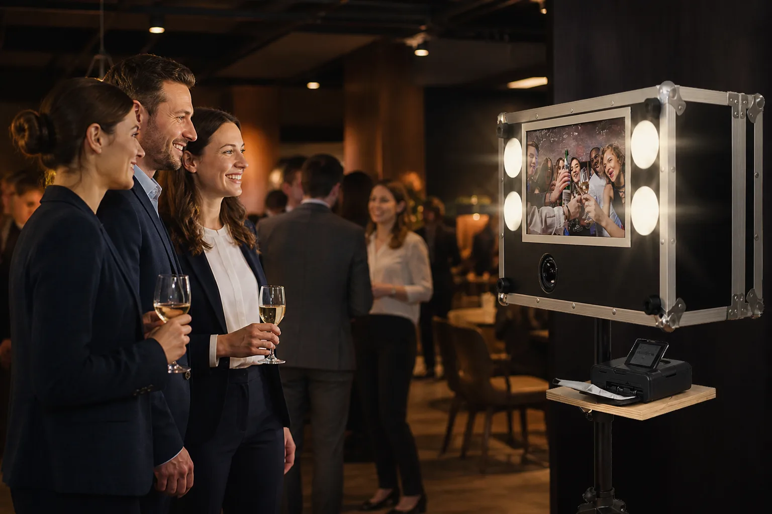 Firmenevent mit Fotobox-Erinnerungen
